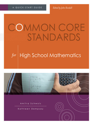 cover image of Common Core Standards for  High School Mathematics